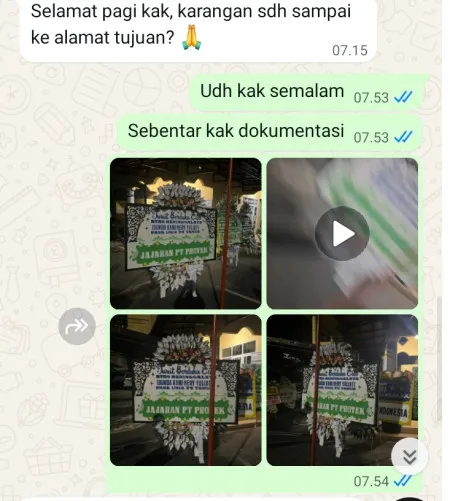 Pengiriman Papan Bunga Selamat Trombol Mondokan