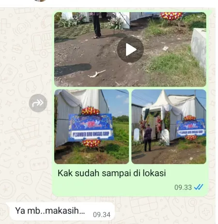 Pengiriman Karangan Bunga Trombol Mondokan