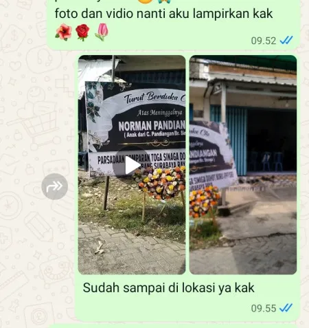 Pengiriman Karangan Bunga Trombol Mondokan