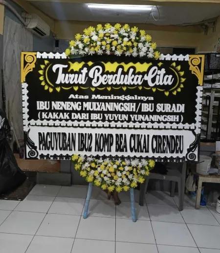 Papan Bunga Duka Trombol Mondokan
