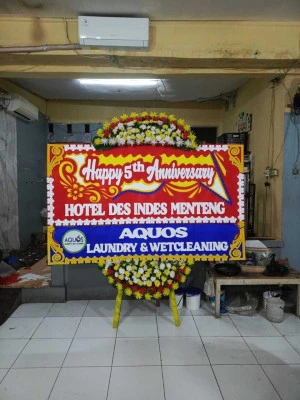 Papan Bunga di Trombol Mondokan